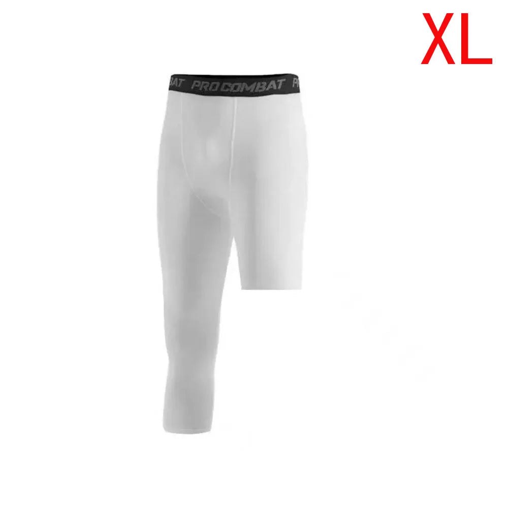One Leg Basketball Tights - Breathable Quick Dry Sports Leggings for Training & Performance