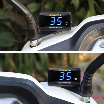 Motorcycle Water Temperature Mini Meter - XMAX250/300, NMAX, CB400, CB500X Sensor Thermometer Gauges for Precision Monitoring