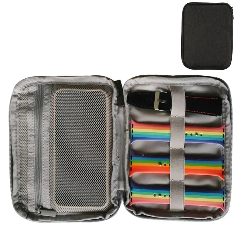 Waterproof Portable Watch Storage Box - Organizer for Men & Women, Smartwatch & Apple Watch Strap Holder