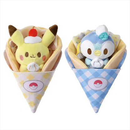 Pikachu & Piplup Plush Dolls - Cute Anime Stuffed Toy Figures for Birthday Gifts Festival Decor & Collectors