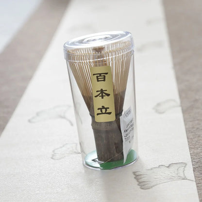 Reusable Bamboo Matcha Whisk - Traditional Tea Brush for Matcha Green Tea Preparation