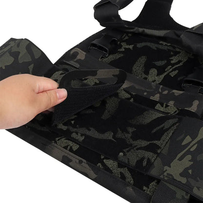 FCPC Tactical Vest Ferro – Lightweight Folding Airsoft Plate Carrier with Breathable Design, Portable Hunting Mag Pouch & Army Equipment