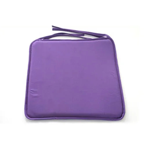 Candy Color Non-Slip Chair Cushion – Soft Seat Pad with Back Support, Fixed Cushion for Home Décor