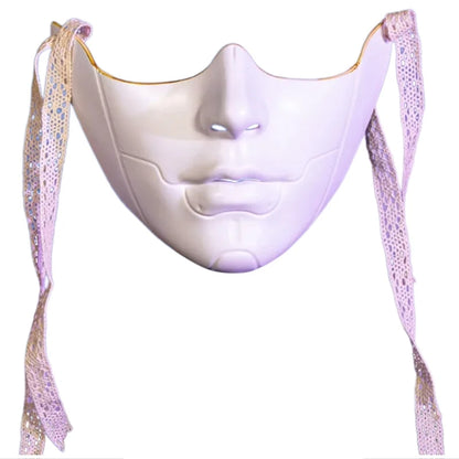 Masquerade Half Face Mask for Men & Women – Cosplay Halloween Eyemask, Costume Eye & Mouth Cover