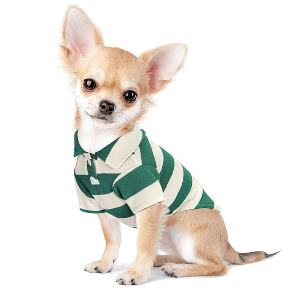 Casual Summer Pet Dog Shirt – T-Shirt for Small to Large Dogs and Cats, Perfect for Chihuahuas, Pugs, and Yorkshire Terriers