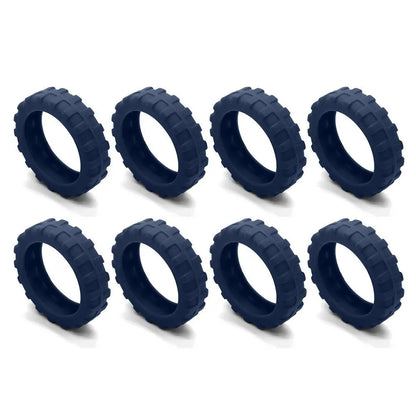 Universal Silicone Luggage Wheel Protectors – Travel Suitcase Caster Covers to Reduce Wear & Noise