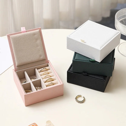 Three-Layer Jewelry Storage Box – High-End Large Capacity Organizer for Necklaces, Earrings & Gold Accessories