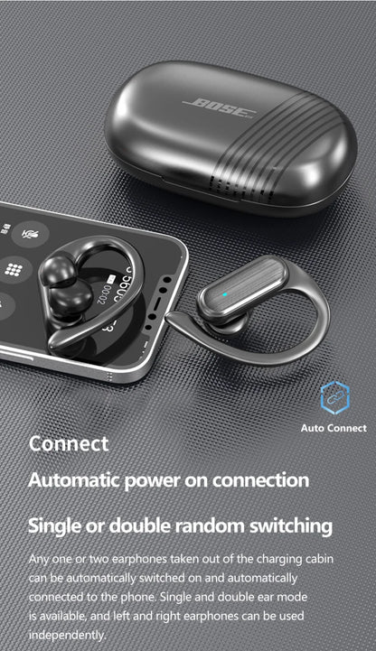Bosebye A520 Bluetooth 5.3 TWS Earphones - HiFi Stereo, Waterproof Wireless Sports Earbuds with Mic and Touch Control