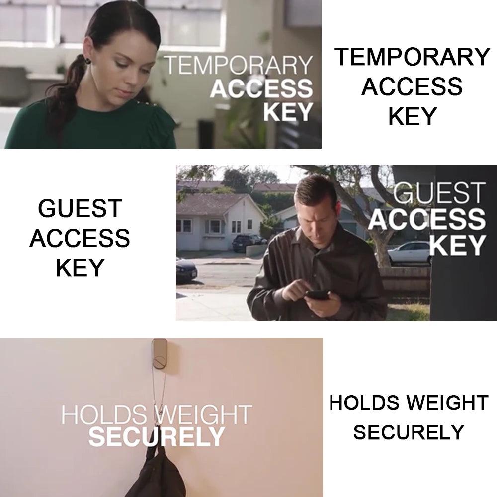 A1 Pro Max Bluetooth Smart Door Lock – Tuya APP Remote Control, Keyless Entry, Smart Life Compatible, DIY Easy Installation