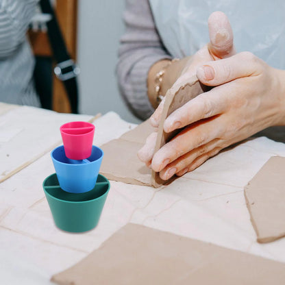 3PCS Pottery Shaping Cone Mold Kit – Ceramic Clay Vase, Mug & Cup DIY Shaping Tools for Handmade Craft Projects