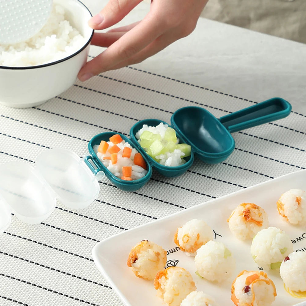 Creative Rice Ball Mold - Make Fun DIY Sushi for Kids with 1PC Sushi Maker Rice Mold (6.892.761.18 inches)
