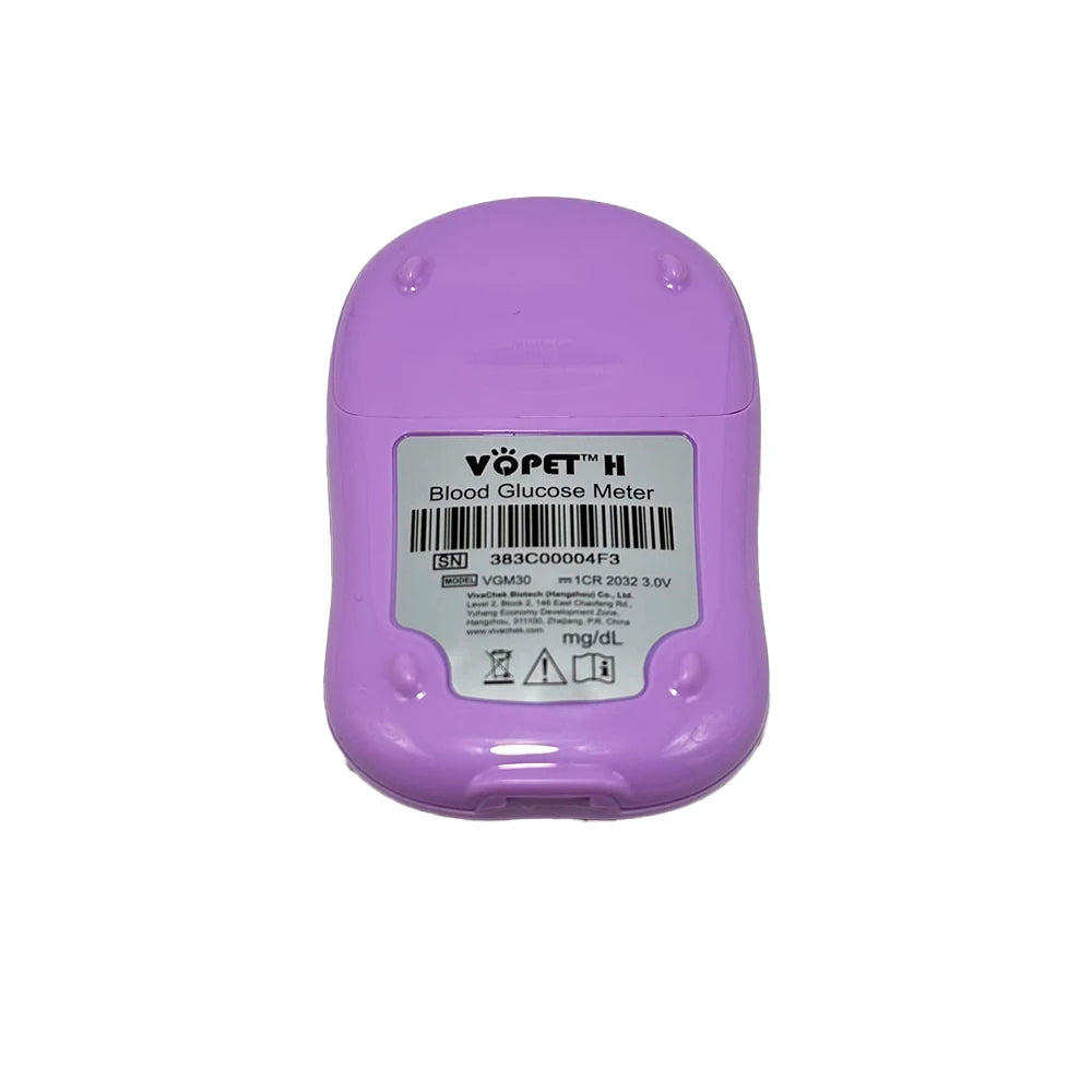 Pet Blood Glucose Meter - Digital Blood Sugar Monitoring System for Dogs and Cats with Diabetes Management Accessories