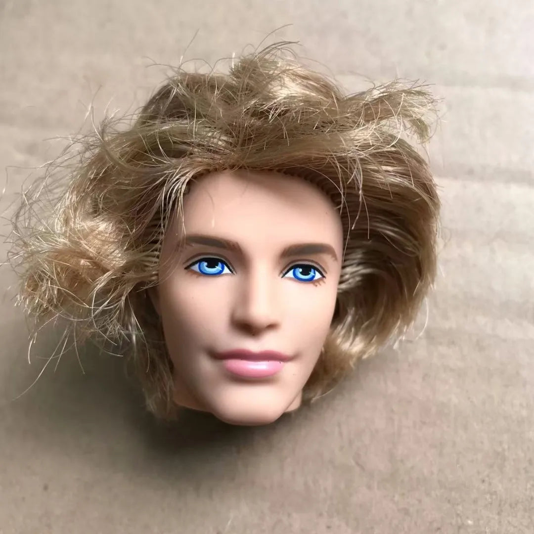 1/6 Male Doll Heads – DIY Ken Doll Parts for Beige Skin Dolls Accessories