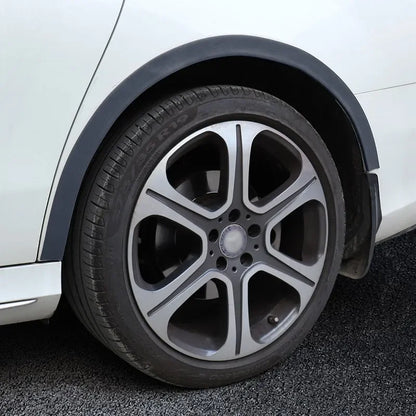 Carbon Fiber Pattern Car Wheel Fenders | Tire Arches Decorative Lips for General Vehicles