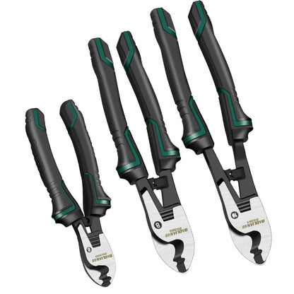 6/8/10-Inch Wire Cutter & Stripper Pliers - Multifunctional Electrician Cable Cutting & Terminal Tool
