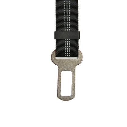 Durable Nylon Dog Seat Belt - Adjustable Reflective Elastic Lead for Small & Large Dogs - Ensures Puppy Travel Car Safety, Ideal for French Bulldogs