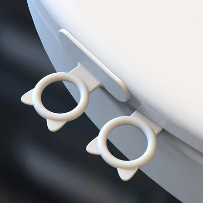 Toilet Seat Lifter - Multifunctional Toilet Lifting Device to Avoid Touching - Ring-Shaped Pot Seat Lifter WC Accessory