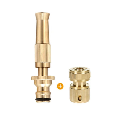 High-Pressure Spray Nozzle Water Gun – Adjustable Hose Sprinkler with Quick Connector for Garden & Outdoor Cleaning