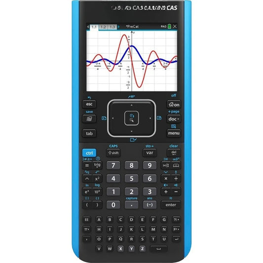 TI-Nspire CX II CAS Color Graphing Calculator with Student Software Support for PC & Mac Advanced Math & Science Tool