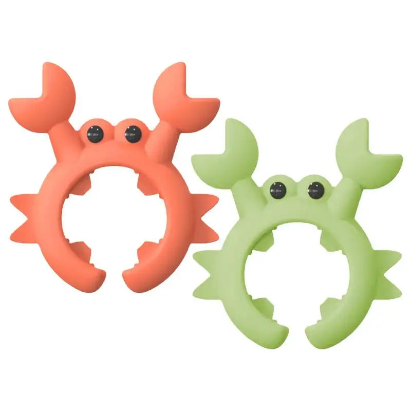 Crab Shaped Silicone Utensil Rest - Anti-Overflow Ladle & Spatula Holder Kitchen Countertop Gadget