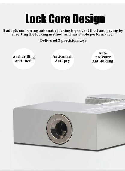Multifunctional Keyed Padlock – Waterproof, Anti-Rust, Anti-Theft Door & Window Lock with 3 Keys