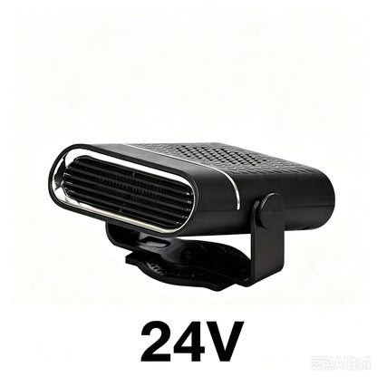 Portable Car Heater Fan - 2-Second Fast-Heating Windshield Defroster & Interior Warm Air Blower for Winter