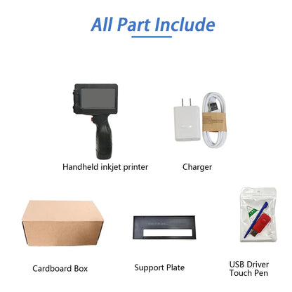 DCODE 1755PLUS Portable Handheld Inkjet Printer – 12.7mm Text, QR, Barcode, Logo & Date Printing Machine