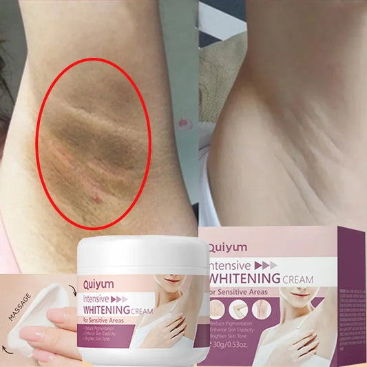 Whitening Cream for Dark Skin – Underarm, Armpit & Intimate Area Lightening Moisturizer, Korean Brightening Skincare for Women