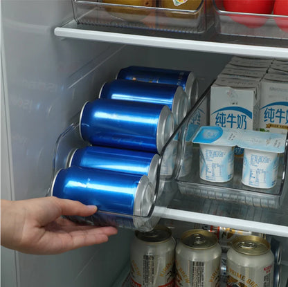 Kitchen Storage Can Dispensers – Soda & Food Can Organizer for Refrigerator & Freezer