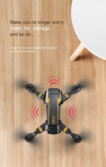 KBDFA G6 5G Drone – 8K HD Camera, GPS, Four-Sided Obstacle Avoidance, Foldable Quadcopter RC Helicopter for FPV & Professional Use