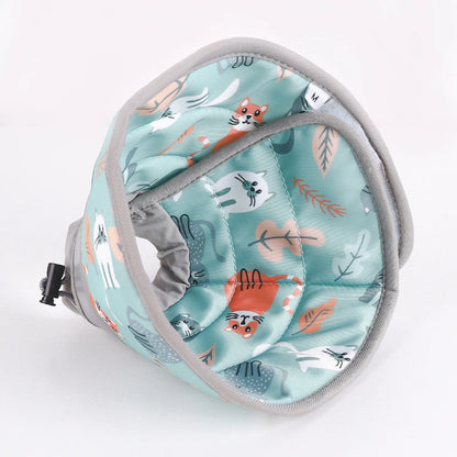 Soft Cat Recovery Collar – Adjustable Protective Elizabethan Cone for Post-Surgery Comfort, Lightweight Pet Collar