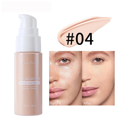 Waterproof Liquid Foundation – Sweat-Resistant Makeup with Effective Concealer Coverage