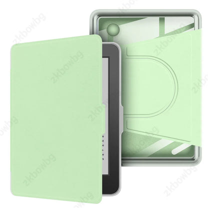 Transparent Acrylic Back Case for Kobo Clara & Clara Colour 6" – Magnetic Rotating eReader Cover