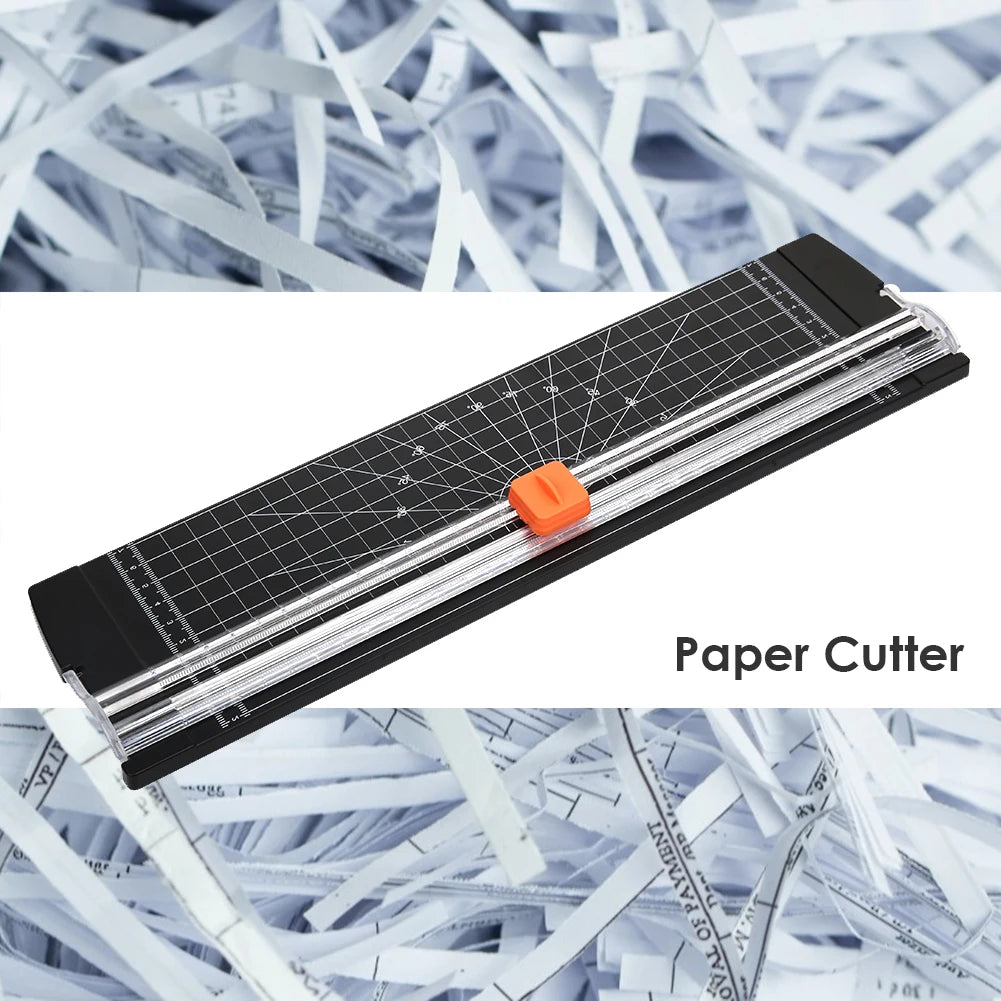 A4/A5 Paper Cutting Guillotine – Lightweight Paper Cutter with Pull-Out Ruler for Photos & Scrapbooking