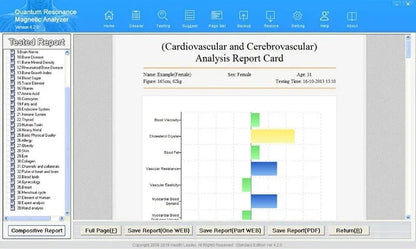 Quantum Magnetic Full Body Analyzer - Bioimpedance Resonance Scanning & Wellness Analysis Machine