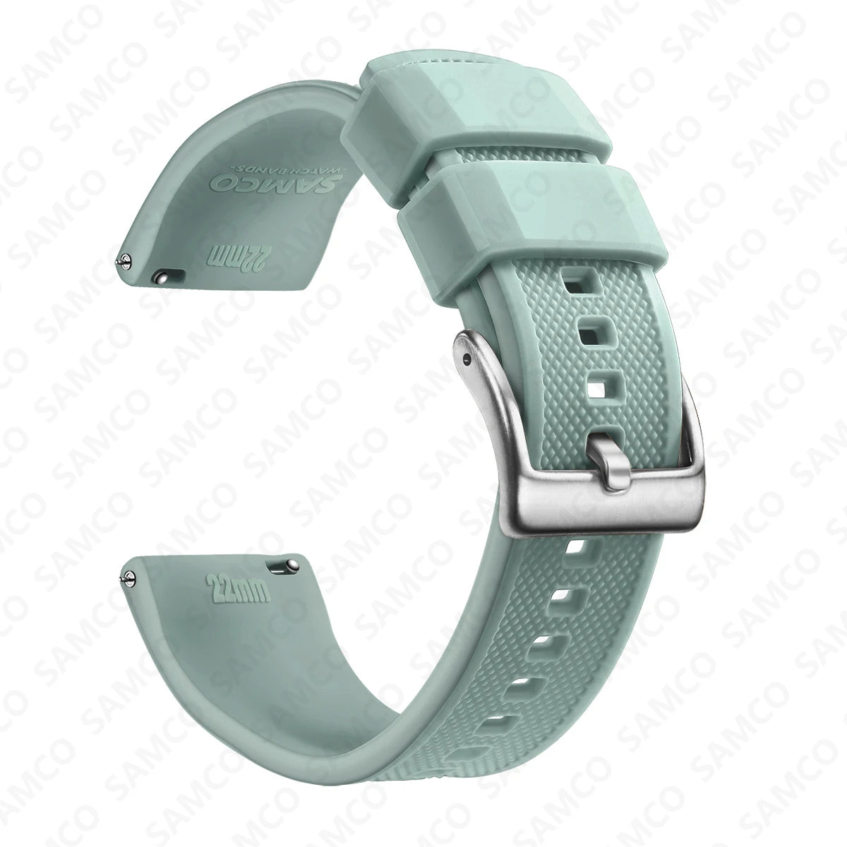Quick-Release Silicone Watch Band - 18mm, 20mm and 22mm Rubber Replacement Strap for Huawei, Samsung Galaxy and Garmin Watches