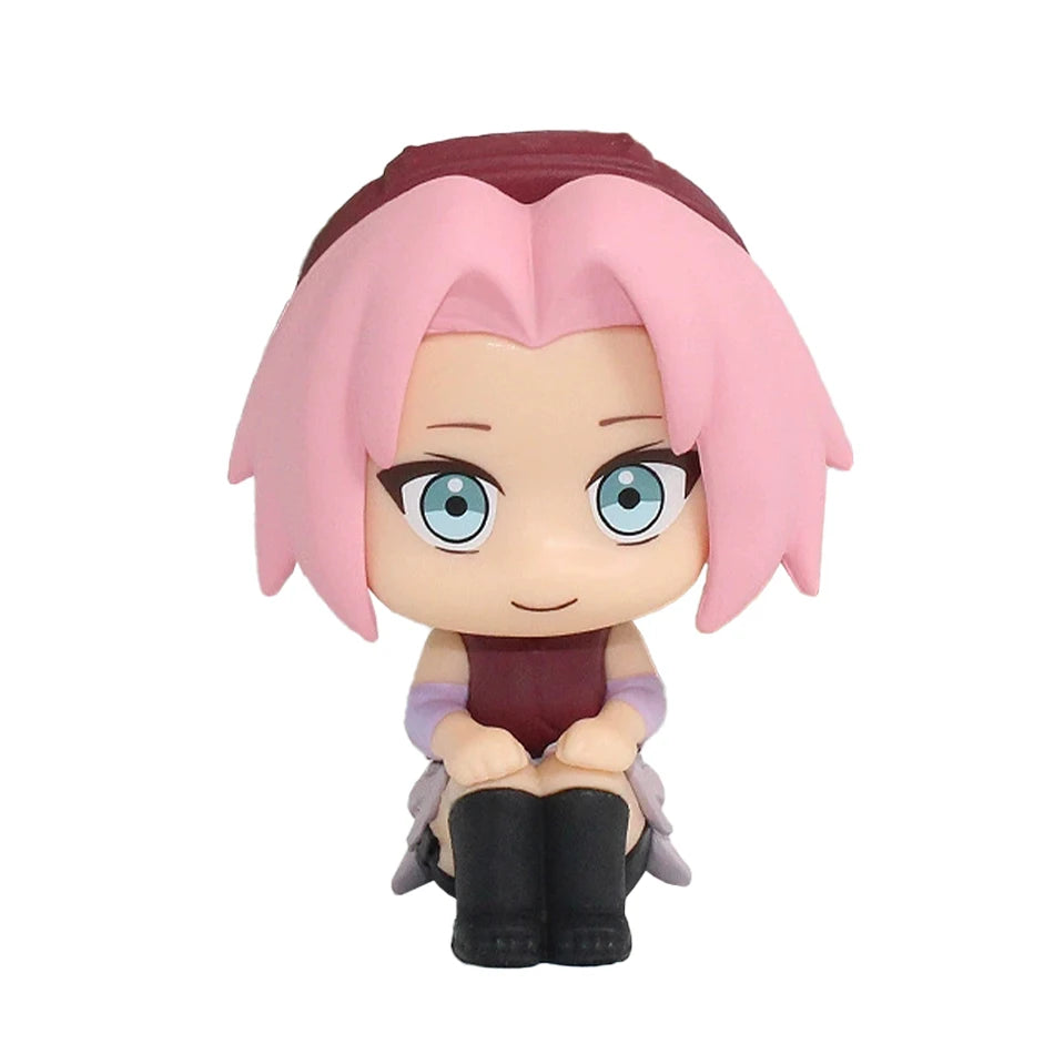 HOT Naruto Anime Q Version Action Figure – Naruto, Kakashi, Sasuke & Itachi Collectible Toy