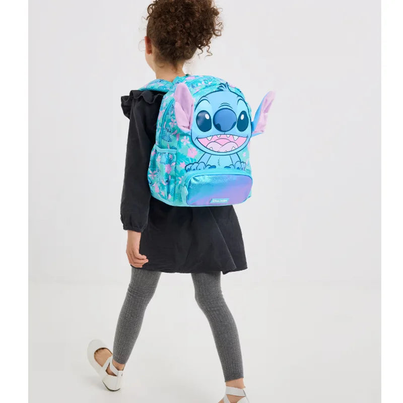 7PCS Genuine Australia Stitch Kawaii Set — Children’s School Backpack, Lunch Bag & Water Cup, Double Shoulder Bag for Girls, Gift Set