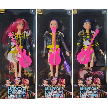 2025 Anime K-Pop Demon Hunters 30CM Vinyl Doll – Rumi Mira Zoey Birthday Gift for Girls