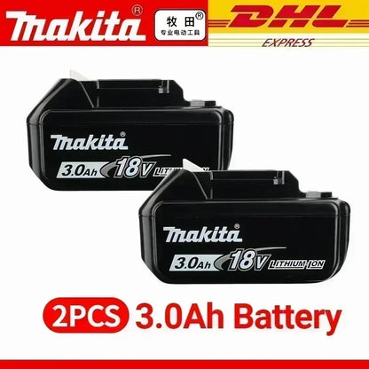 Genuine Makita 18V Battery – 6Ah/5Ah/3Ah Rechargeable for Drill DGA404, DDF487, DTW700, DTD173, HR410D, DJV182, LXT400