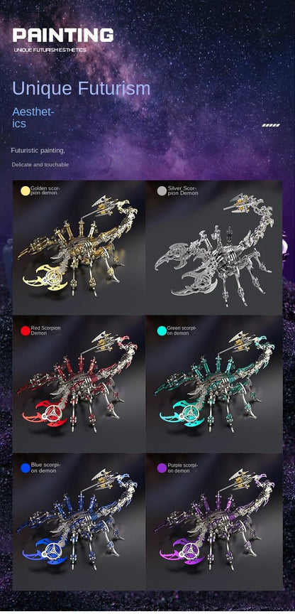 3D Metal Mechanical Insect Puzzle – Anti-Stress Assembly Toy Kit for Kids and Adults