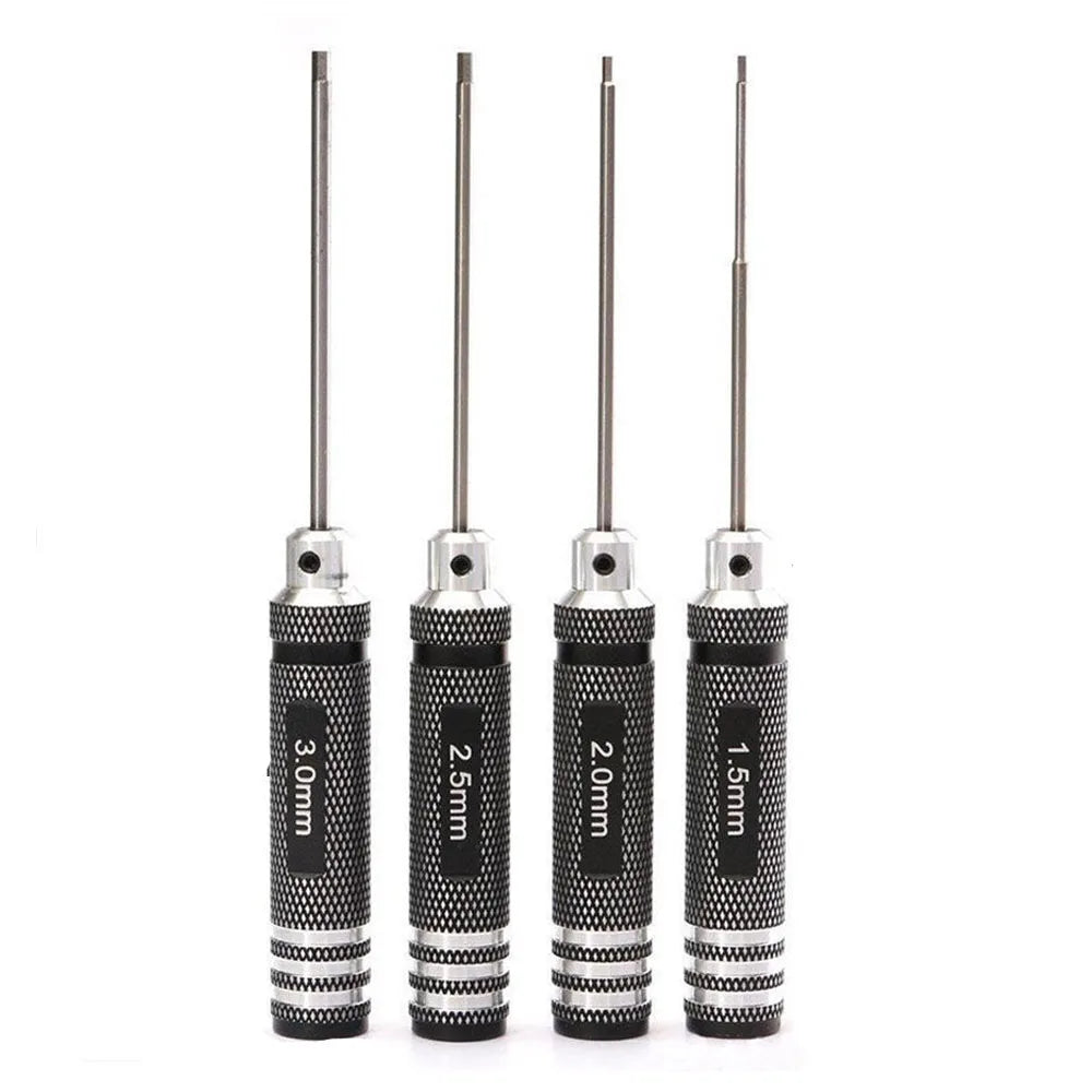 Top Quality Titanium Nitride TiNi Hex Driver Wrench – 1.5mm/2mm/2.5mm/3.0mm Screwdriver for RC Helicopter (1 Piece)