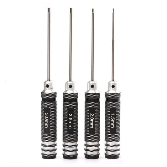 Top Quality Titanium Nitride TiNi Hex Driver Wrench – 1.5mm/2mm/2.5mm/3.0mm Screwdriver for RC Helicopter (1 Piece)