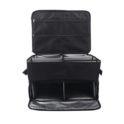 Golf Trunk Organizer – Waterproof Car Bag with Large Storage Box for Shoes, Balls, Tees, Clothes, Gloves & Accessories