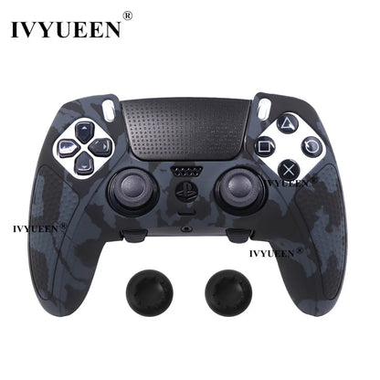 IVYUEEN Water Transfer Printing Silicone Protective Skin for PS5 DualSense Edge Controller