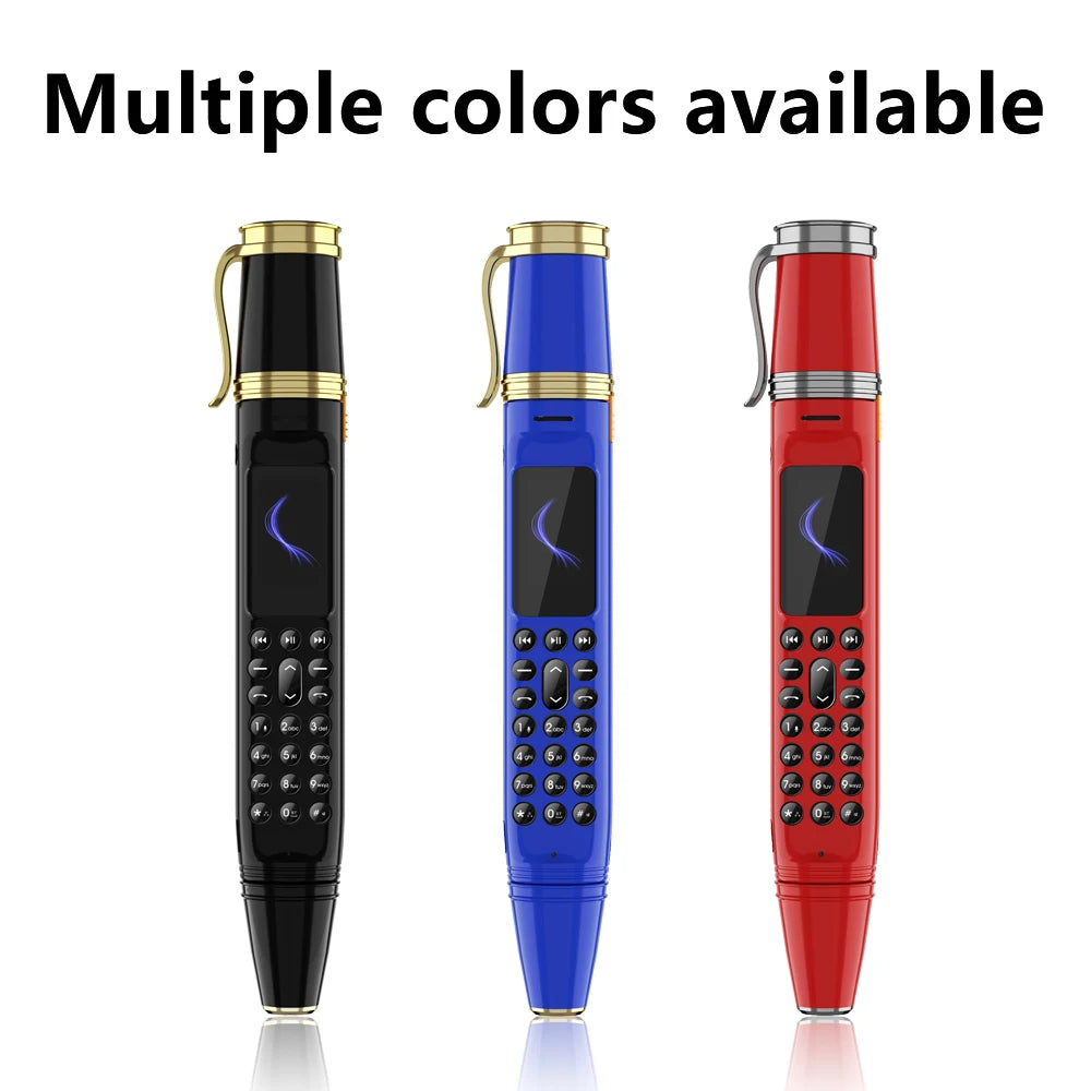 SERVO BM111 3-in-1 Magic Voice Pen Phone – Portable Dual SIM Mobile, Bluetooth Dial Recorder, and Original Telephone Device