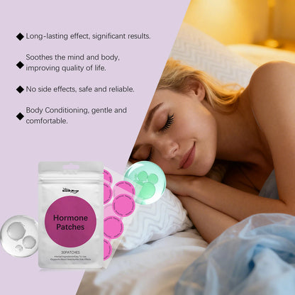 Body Care Wellness Patches - Gentle Skin-Friendly Comfort Patches for Hot Flash & Night Sweat Relief