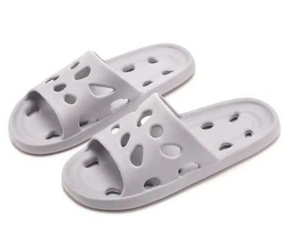 Summer EVA Leaky Slippers - Non-Slip Bathroom Beach Sandals for Men Women Indoor Outdoor