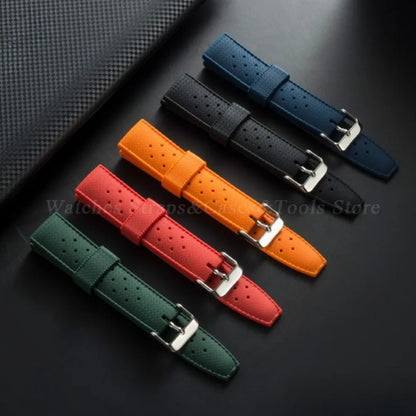 Premium Tropic Silicone Watch Strap – 20mm & 22mm Quick Release Waterproof Rubber Bracelet for Seiko, Oris & Omega