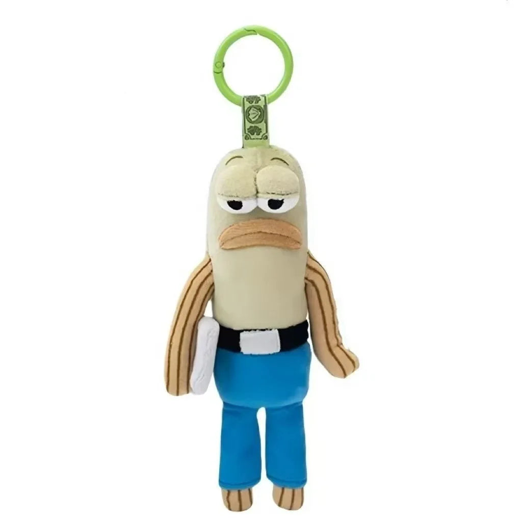 SpongeBob SquarePants Plush Keychains - Bikini Bottom Character Bag Charms, Cute Cartoon Pendants & Collectible Gifts